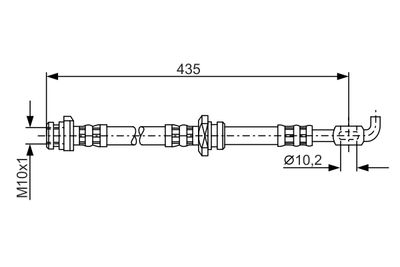 Brake Hose BOSCH 1 987 476 911