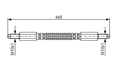 Brake Hose BOSCH 1 987 476 925