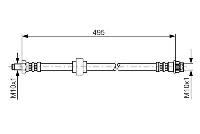 Brake Hose BOSCH 1 987 476 953
