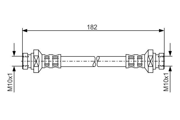 BOSCH 1 987 481 010 Brake Hose