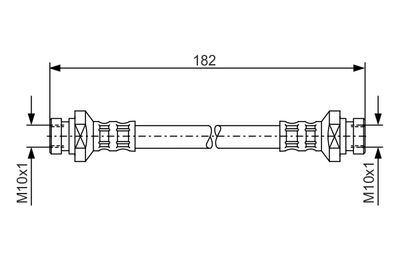 Brake Hose BOSCH 1 987 481 010