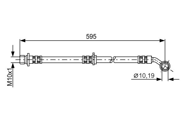 BOSCH 1 987 481 027 Brake Hose