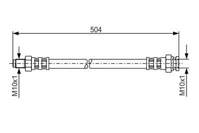 Brake Hose BOSCH 1 987 481 034