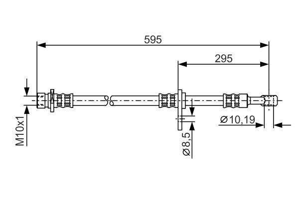 BOSCH 1 987 481 044 Brake Hose