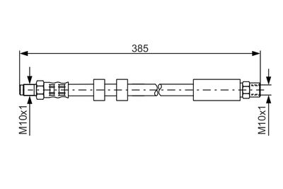Brake Hose BOSCH 1 987 481 117