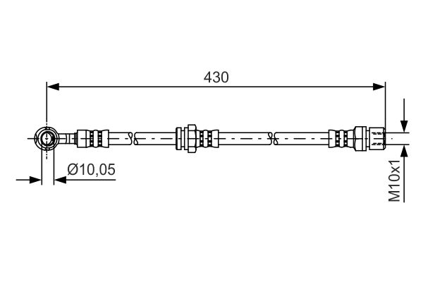 BOSCH 1 987 481 384 Brake Hose