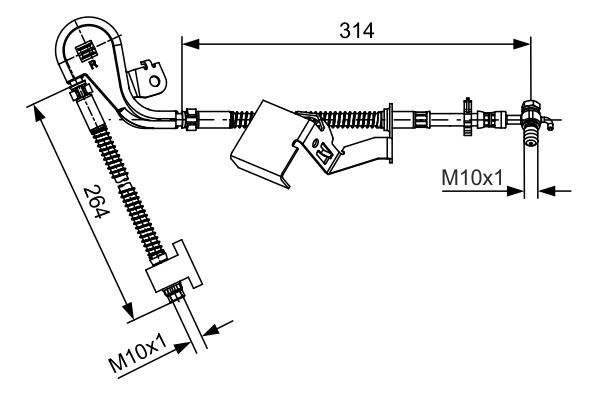 BOSCH 1 987 481 469 Brake Hose
