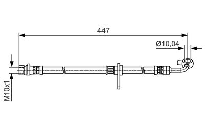 Brake Hose BOSCH 1 987 481 511
