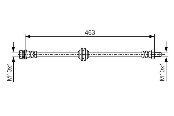 BOSCH 1 987 481 544 Brake Hose