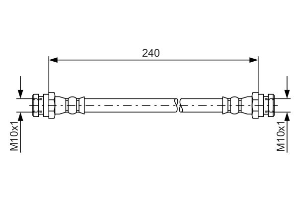 BOSCH 1 987 481 553 Brake Hose