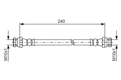 Brake Hose BOSCH 1 987 481 553