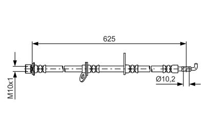 Brake Hose BOSCH 1 987 481 594