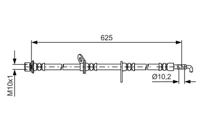 Brake Hose BOSCH 1 987 481 596
