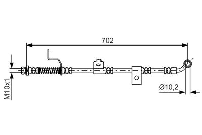 Brake Hose BOSCH 1 987 481 603