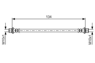 Brake Hose BOSCH 1 987 481 637