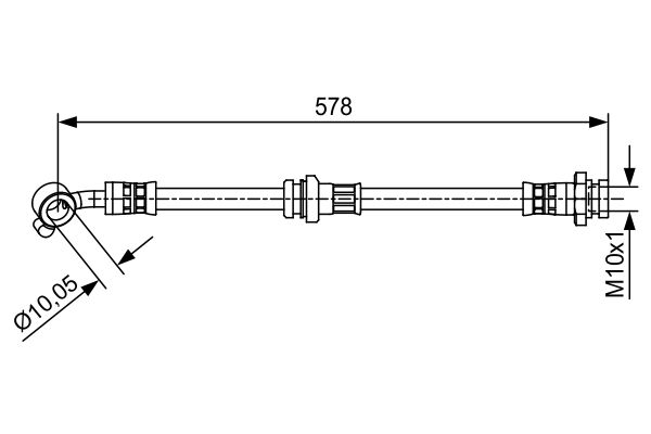 BOSCH 1 987 481 649 Brake Hose