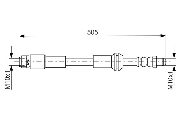 BOSCH 1 987 481 675 Brake Hose
