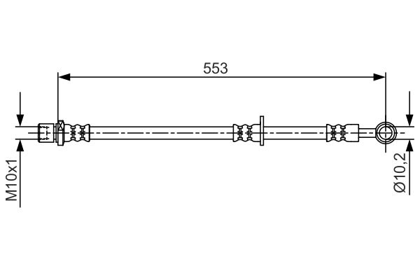 BOSCH 1 987 481 709 Brake Hose