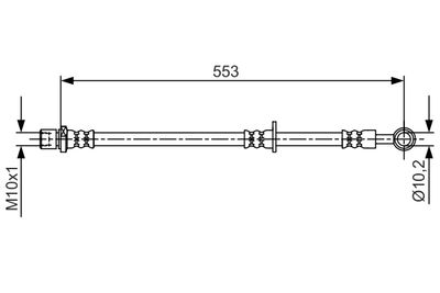 Brake Hose BOSCH 1 987 481 709