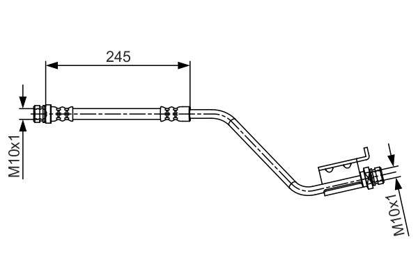 BOSCH 1 987 481 717 Brake Hose