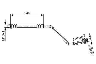 Brake Hose BOSCH 1 987 481 717