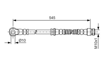 Brake Hose BOSCH 1 987 481 724