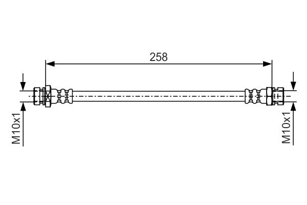 BOSCH 1 987 481 725 Brake Hose