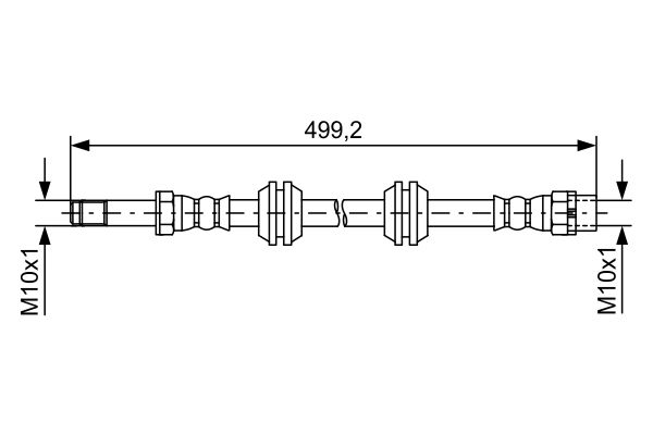 BOSCH 1 987 481 727 Brake Hose