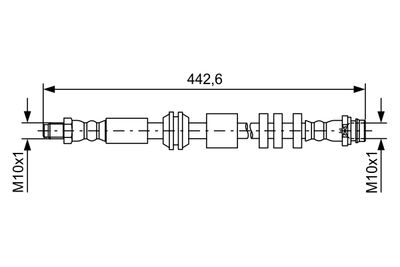Brake Hose BOSCH 1 987 481 732