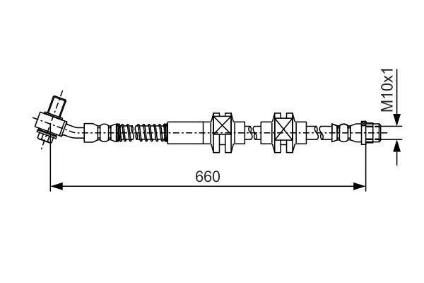 BOSCH 1 987 481 A49 Brake Hose
