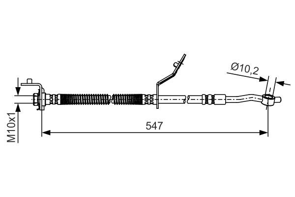 BOSCH 1 987 481 A56 Brake Hose