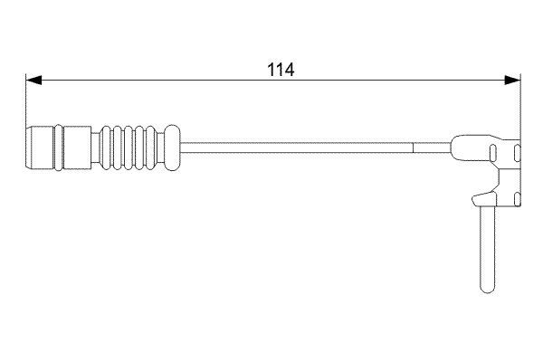 BOSCH 1 987 473 011 Warning Contact, brake pad wear