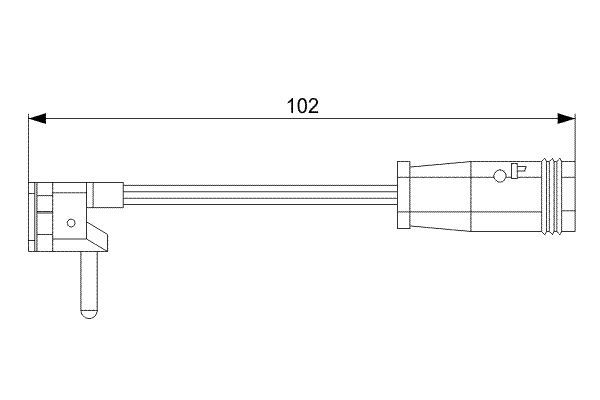 BOSCH 1 987 473 019 Warning Contact, brake pad wear