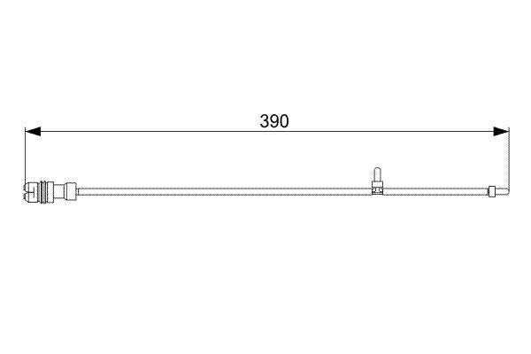 BOSCH 1 987 473 041 Warning Contact, brake pad wear