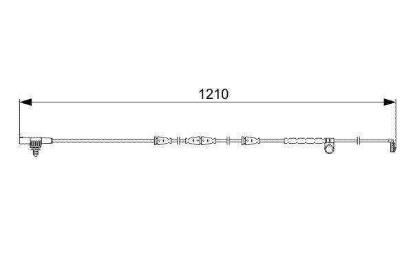 BOSCH 1 987 473 054 Warning Contact, brake pad wear