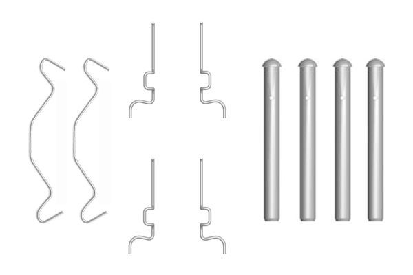 BOSCH 1 987 474 313 Accessory Kit, disc brake pad
