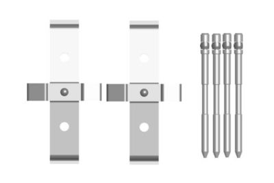 Accessory Kit, disc brake pad BOSCH 1 987 474 440