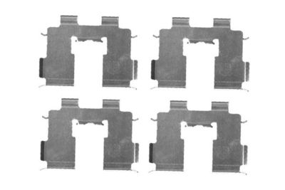Accessory Kit, disc brake pad BOSCH 1 987 474 452