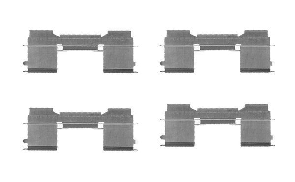 BOSCH 1 987 474 711 Accessory Kit, disc brake pad