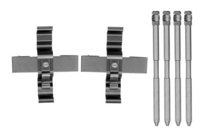 Accessory Kit, disc brake pad BOSCH 1 987 474 744
