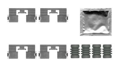 Accessory Kit, disc brake pad BOSCH 1 987 474 747