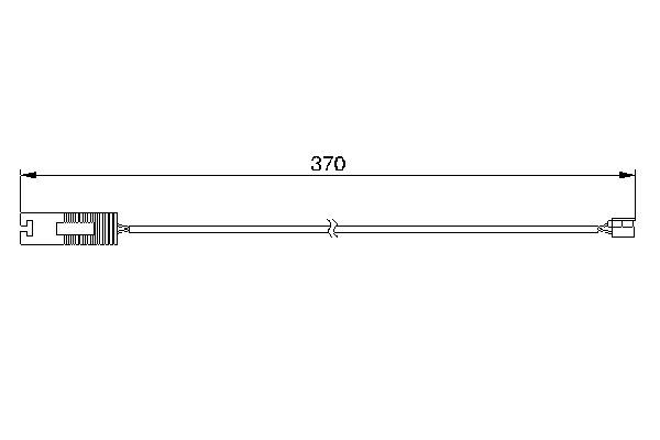 BOSCH 1 987 474 952 Warning Contact, brake pad wear