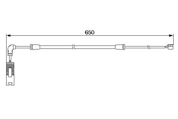 BOSCH 1 987 474 960 Warning Contact, brake pad wear