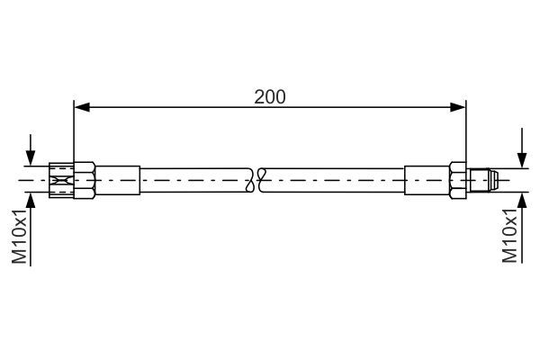 BOSCH 1 987 476 002 Brake Hose