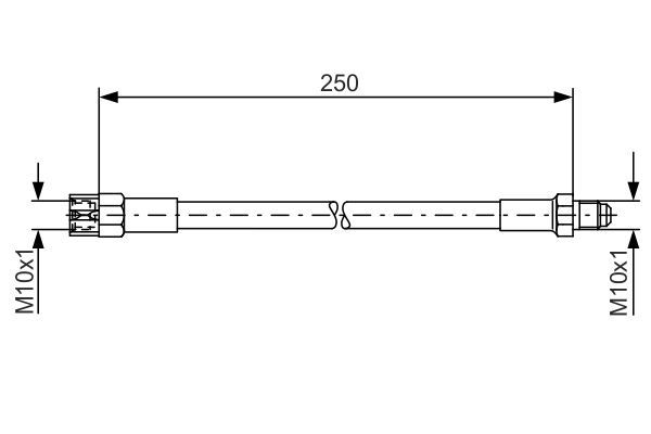BOSCH 1 987 476 009 Brake Hose