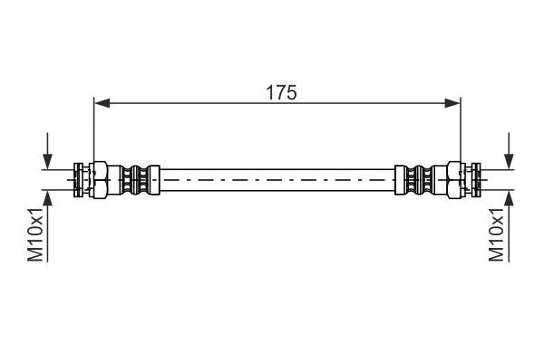 BOSCH 1 987 476 012 Brake Hose