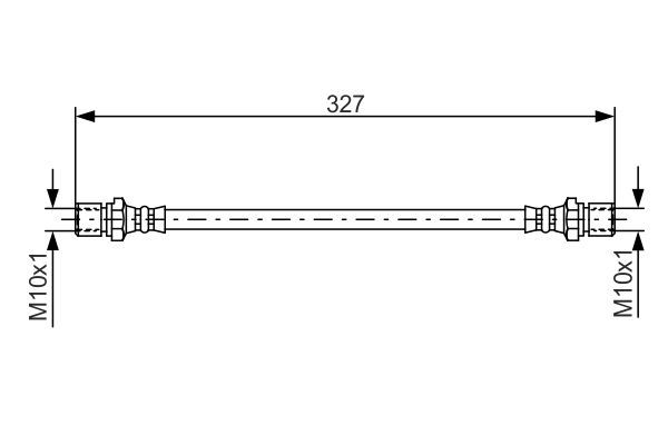 BOSCH 1 987 476 017 Brake Hose