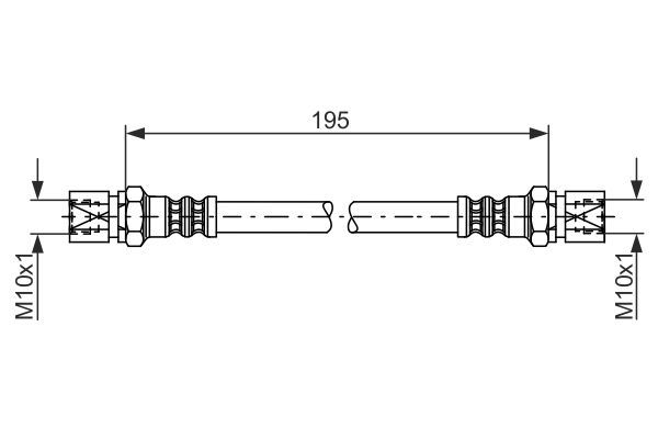 BOSCH 1 987 476 030 Brake Hose