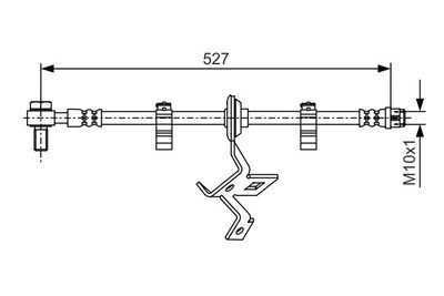 Brake Hose BOSCH 1 987 476 041
