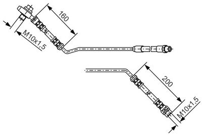 Brake Hose BOSCH 1 987 476 055